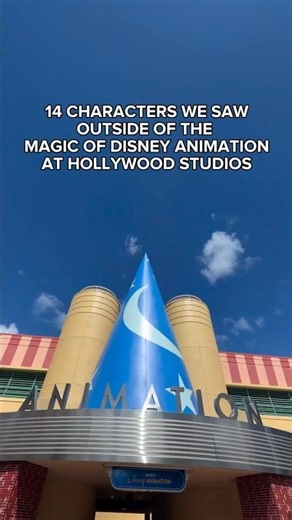 14 Characters Spotted at The Magic of Disney Animation Opening Day #shorts