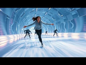 Alien Students Freeze During Ice Maze Test—Human Slides Through It Like a Skater | SciFi | SpaceOper