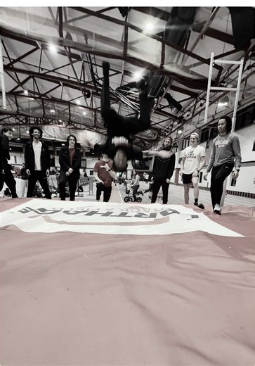 Almost lost a Brotha 😭#trackandfield#backflip