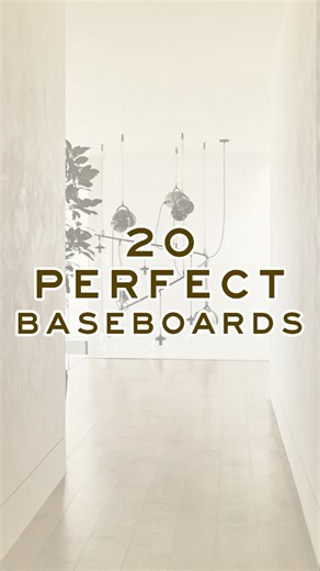 Loren Kreiss on Instagram: "Wanna know the 20 best baseboards to use in your home? #baseboards #interiordesigntrends #interiordesigninspiration #interiordesigntips #interiordesigninspo"
