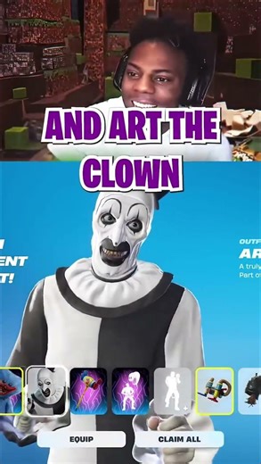 IshowSpeed Gets Scqred By Free Fortnite Gift Glitch