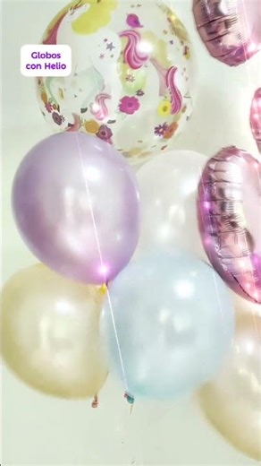 Globo de Unicornio Unicorn Bouquet con Helio