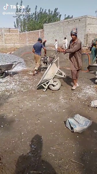 Construction Site Activities: Men at Work