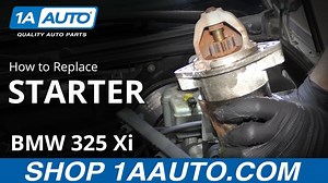 How to Replace Starter 1997-2006 BMW 325 Xi