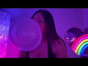 BUBBLE GUM POP ASMR | blowing popping MASSIVE BUBBLE GUM sounds & tricks