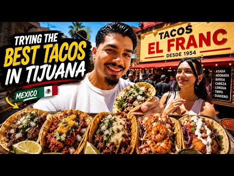 Trying The Best Tacos in Tijuana! *FUNNY*