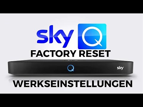 SKY Q Receiver Reset Werkseinstellungen