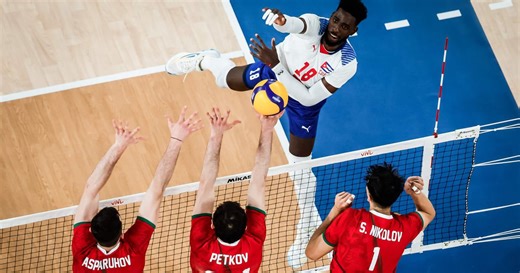 Cuba sweeps Bulgaria and maintains its Olympic volleyball hopes alive.