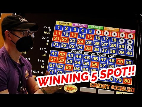 BIG KENO WIN!! - Live Keno At the Strat Las Vegas Casino