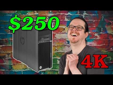 Cheapest 4k Video Editing Workstation (Under $250)