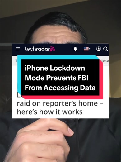 02.05.2026: FBI unable to access Iphone data due to Iphones security feature, Lockdown mode. https://www.techradar.com/phones/fbi-foiled-by-the-iphones-lockdown-mode-during-raid-on-reporters-home-heres-how-it-works #news #iphone #apple #tech #hacker