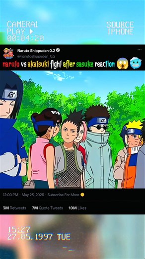 naruto vs akatsuki fight after sasuke reaction #kushina #minato #boruto #hinata #naruto #uzumaki