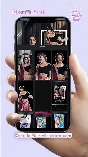 Elegant Saree Collage Story | Traditional Instagram Layout Tutorial 💃📱