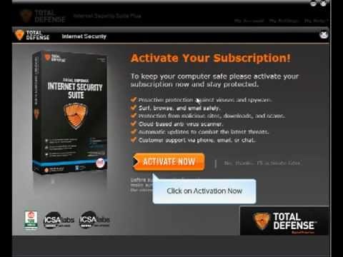 How to Activate Total Defense Internet Security Suite