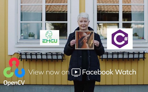 安装EmguCV，并用C#调用OpenCV