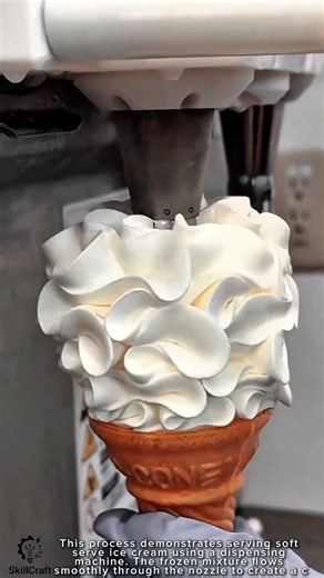 Soft Serve Ice Cream Work Tool Using Soft Serve Machine #worktool