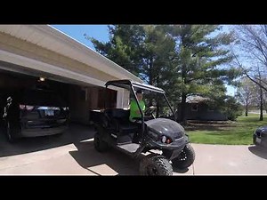 Tracker ox400 off road start up and go outside