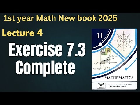 Class 11 Mathematics | Chapter 7 Permutations & Combinations | Exercise 7.3 Complete | New Book 2025