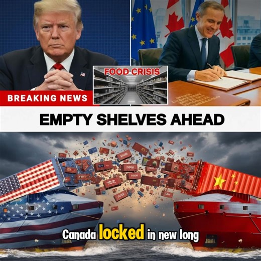 💥 BREAKING: Trump's Tariff Blitz BACKFIRES — Canada Dumps $12B U.S. Food Trade for Europe & Asia! 💣 💬 Full story: https://us.topbrand.live/12536/ In a stunning misfire, President Trump slapped massive tariffs on Canada to crack their dairy market — but it exploded right back! 🇨🇦 Canada swiftly rerouted $12B in meats, grains, seafood, and goods to eager buyers in Europe, Asia, and Mexico, slashing U.S. supplies overnight. Grocery shelves brace for shortages and skyrocketing prices, while far