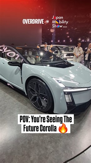 Here’s a quick walkaround of the Toyota Corolla Concept from the Japan Mobility Show 2025, a glimpse at the next-gen design direction for Toyota’s global sedan #Toyota #CorollaConcept #JapanMobilityShow2025 | OVERDRIVE