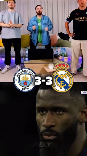 ⚡⚽|REACTION XBUYER TO CITY VS MADRID PENALES CHAMPIONS 🏆🔥 #shorts #realmadrid