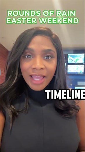 Round of rain Easter weekend