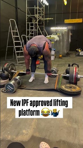Europe's Strongest Man's New IPF-Approved Lifting Platform 😆