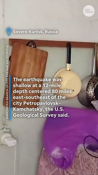 Massive earthquake rocks Kamchatka Peninsula in Russia