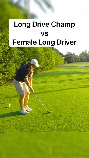 Longest Golf Drive Challenge: Male vs Female Competition