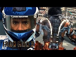 Iron-Man 2 | Monaco Race Scene | Disney+ [2010]