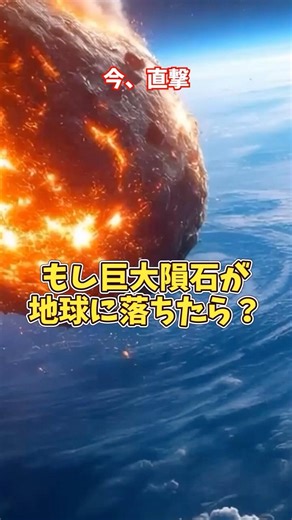 【宇宙の謎】もし巨大隕石が今地球に落ちたら？人類は生き残れるか【ゆっくり解説】 #宇宙