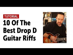 10 Of The Best Drop D Guitar Riffs - Workshop (Tabs in link below)