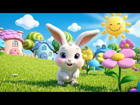 Baby Bunny Says Hopity Hop Hop | Kids Jump & Exercise Song | Nursery Rhymes