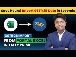 How to Import GSTR 2B from GST Portal into Tally Prime | No Manual Data Entry Needed