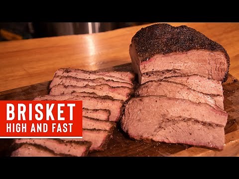 How to prepare a brisket high and fast