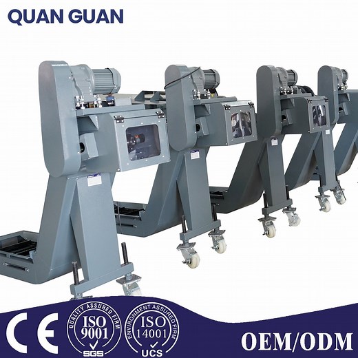 [Hot Item] Original Manufacturer Spiral Chip Conveyor for CNC Gantry Machining Center Screw Chip Conveyor