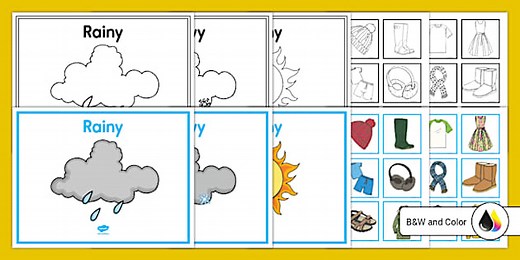 Weather and Clothes Sorting Activity