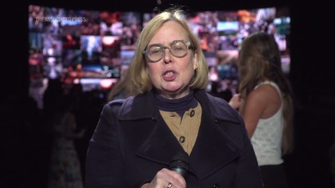 Rocker Victoria De Angelis DJ's at Dolce & Gabbana's Milan show