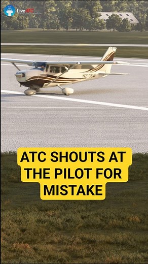 Pilot Gets YELLED at by ATC for Mistake (Disclaimer: This is an estimated recreation of the event using Microsoft Flight Simulator, based on publicly available data and real ATC audio. There may be slight variations in timing, aircraft positioning, and other factors. Unrelated ATC audio might be trimmed out. This video does not depict the exact sequence or conditions of the actual event.) Real ATC Audio by: https://www.liveatc.net | Stick N Throttle
