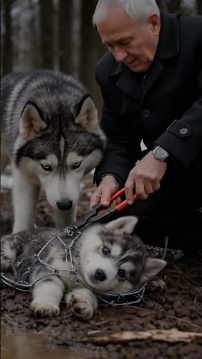 Husky Puppy in Trouble—You Won’t Believe What This Man Did Next