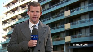 Vision of exploding glass shattering at an apartment in Carlton has sparked concerns over safety. #9News | http://9News.com.au | 9 News Melbourne
