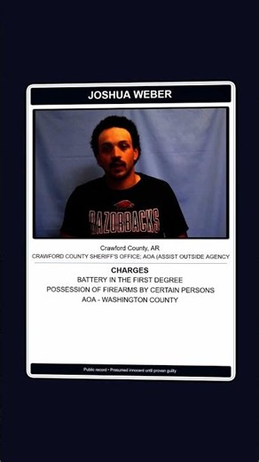 #Shorts 🚨 ARREST ALERT: Joshua Weber (Crawford Co)