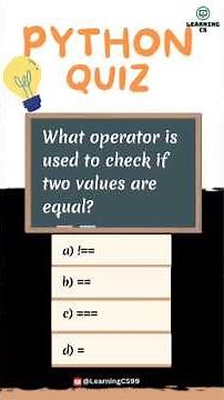 Understanding the Equality Operator (==) in Python!