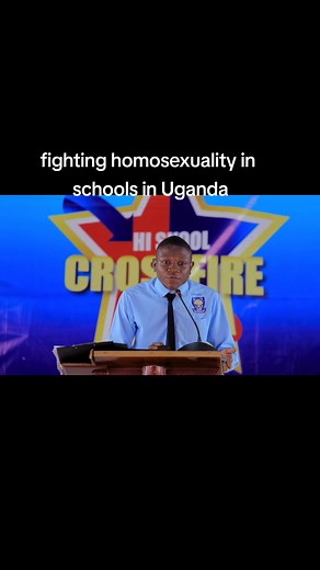 Hi skool Crossfire debate . Airforce Army ss Vs Bombo s s discussing on way to stop homsexuality in schools in Uganda . watch full videos on YouTube of Quizmalie production.