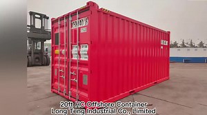 20ft High Cube DNV 2.7-1 ISO 10855 Standard Closed Dry Cargo Box 20 20 Feet 20 ft Offshore Container
