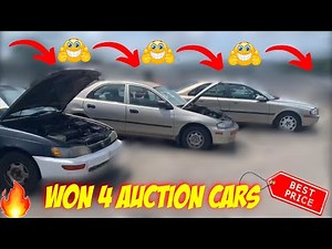 WINNING 4 CARS FROM THE INSURANCE AUTO AUCTION