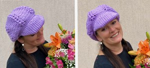 Crochet Newsboy HAT