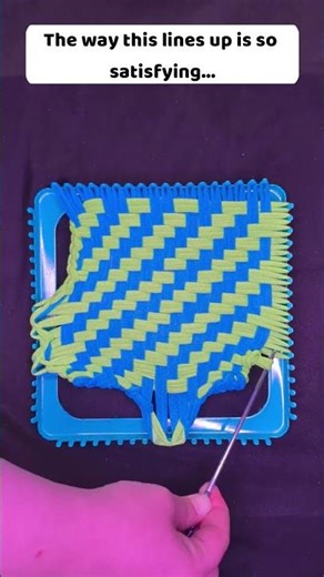 Diagonal Lines Pattern 🪡 Loom Timelapse