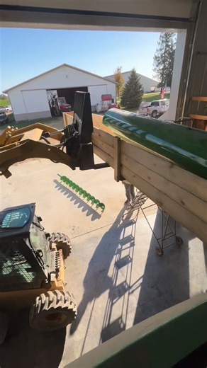 Fixing up the combine unload auger! #dairy #dairyfarming #farmer #familyfarm #life #farm #family | FarminwithTrev
