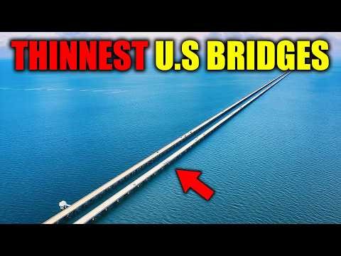 Top 10 U.S. Bridges So Thin Your Car Barely Fits!